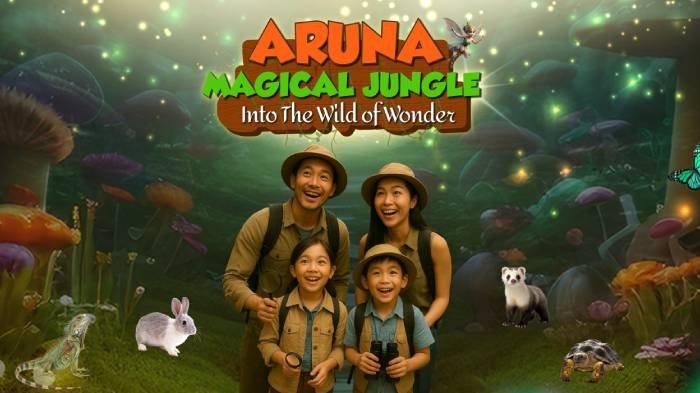 NATARU DI ARUNA - Sambut pergantian tahun 2025 dengan pengalaman unik di dunia hutan ajaib di Aruna Senggigi Resort & Convention melalui acara bertema “ARUNA MAGICAL JUNGLE: Into The Wild of Wonder”, yang akan digelar pada 31 Desember 2025 mulai pukul 19.30 WITA di Grand Ballroom Aruna Senggigi.