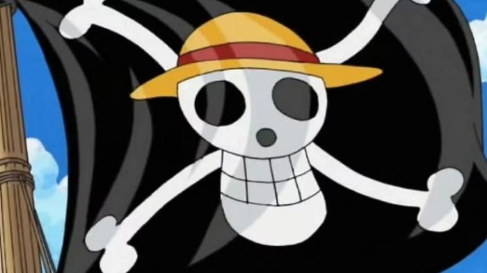 Bendera Bajak Laut Topi Jerami