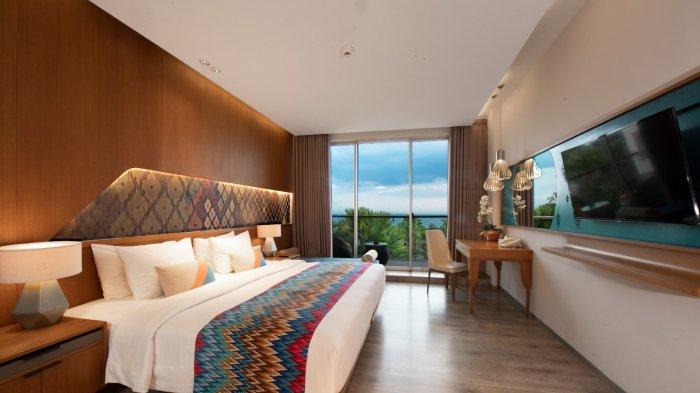 Potret kamar di Hotel Aruna Senggigi.