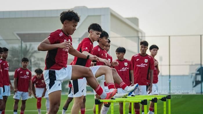 JELANG LAGA - Timnas Indonesia akan menjalani laga perdana Piala Dunia U17 menghadapi Zambia malam ini Selasa (4/11/2025).