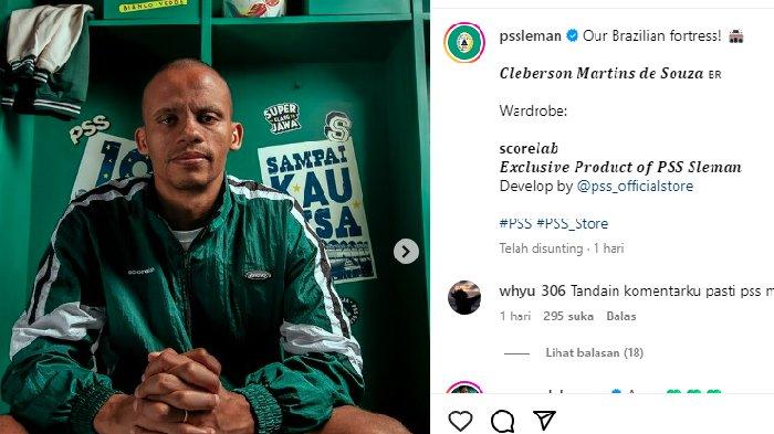 PSS Sleman Resmi Datangkan Bek Tengah Berpengalaman Cleberson Martins de Souza