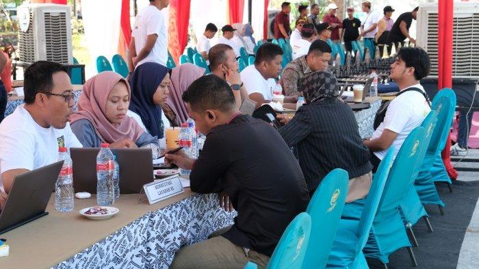 Masyarakat Antusias Mengikuti Mobile Intellectual Property Clinic di Taman Loang Baloq Mataram
