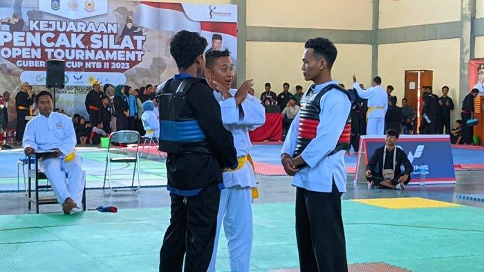 Pesilat UIN Mataram  Ahmad Wahyu Hidayat Kalahkan Lawannya dari SMKN 1 Praya Tengah