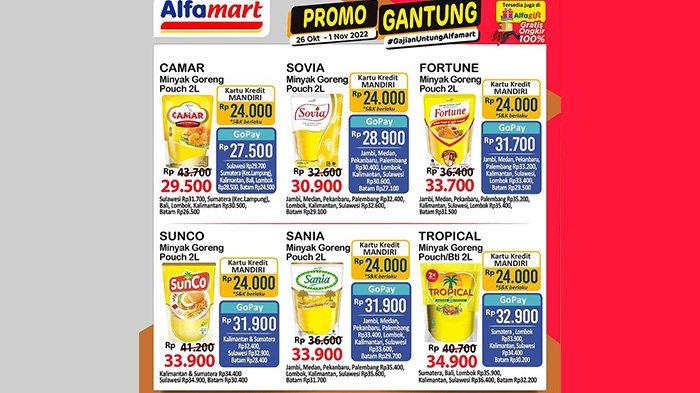 Promo Indomaret dan Alfamart Hari Ini Jumat 28 Oktober 2022: Migor Bimoli dan Sania Diskon 15 Persen