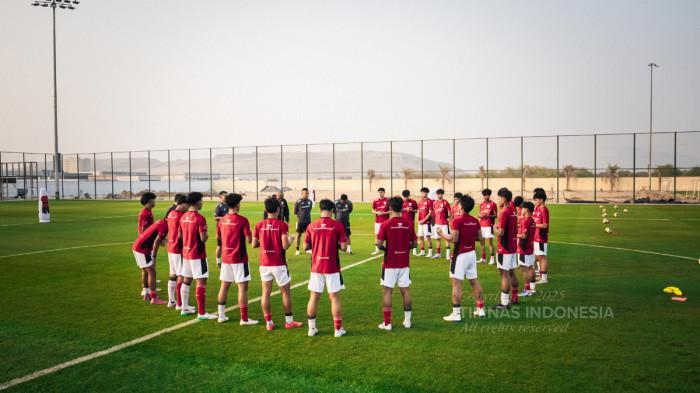 PEMUSATAN LATIHAN - Para penggawa Timnas U17 Indonesia sedang menjalani pemusatan latihan (TC) di Dubai menjelang Piala Dunia U17 2025 yang digelar pada 3-27 November 2025 mendatang di Qatar.