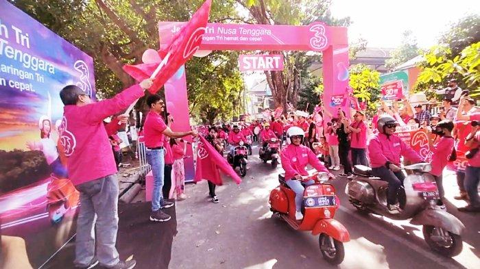 Tri Happy Ride Meriahkan Kampanye Jelajah Tri Nusa Tenggara, Ada Kuota Jumbo Super Murah