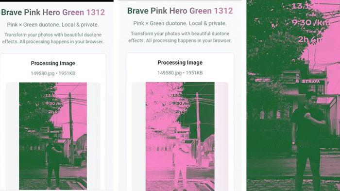 PINK DAN HIJAU - Website untuk ubah foto jadi hijau dan pink. Media sosial saat ini ramai dengan warna pink dan hijau seiring aksi demo dan seruan 17+8 Tuntutan Rakyat, Selasa (2/9/2025).