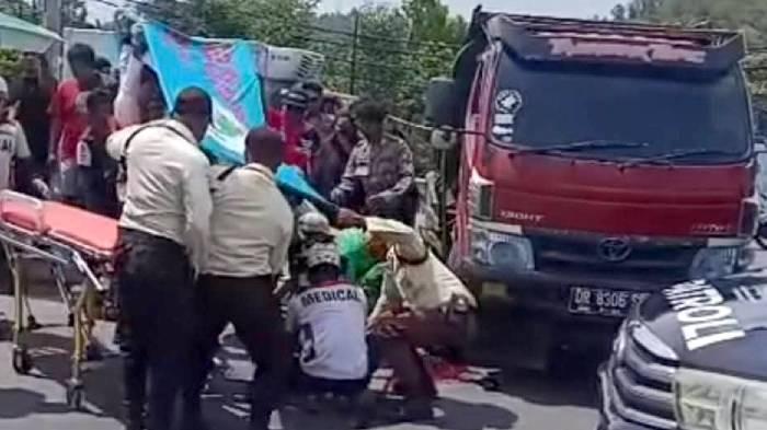 Kronologi Kecelakaan Maut di Depan Sirkuit Mandalika, Siswi Tabrak Truk yang Sedang Berbelok