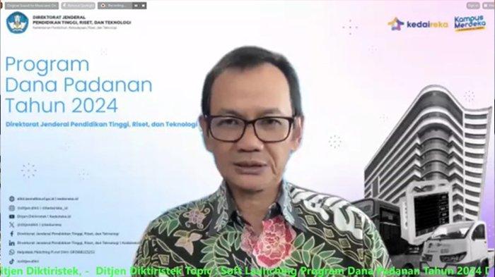 Ditjen Diktiristek Buka Matching Fund Kedaireka 2024, Siapkan Pendanaan Hingga Rp750 Miliar