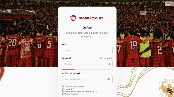 Link Login dan Cara Daftar Garuda ID, Beli Tiket Nonton Timnas Indonesia Mulai 2 November 2024