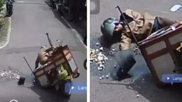 Kronologi Video Viral Tukang Bakso Pura-pura Jatuh, Warga: Dia Seolah Desak Minta Uang Buat Setoran