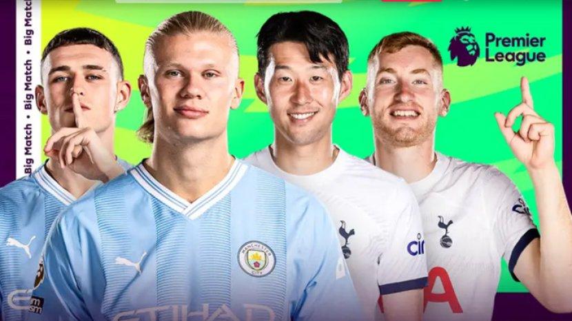 Link Live Streaming Manchester City vs Tottenham Hotspur Liga Inggris EPL Minggu 3 Desember 2023