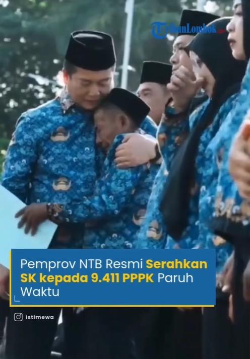 Gubernur NTB Serahkan SK PPPK kepada 9.411 Orang