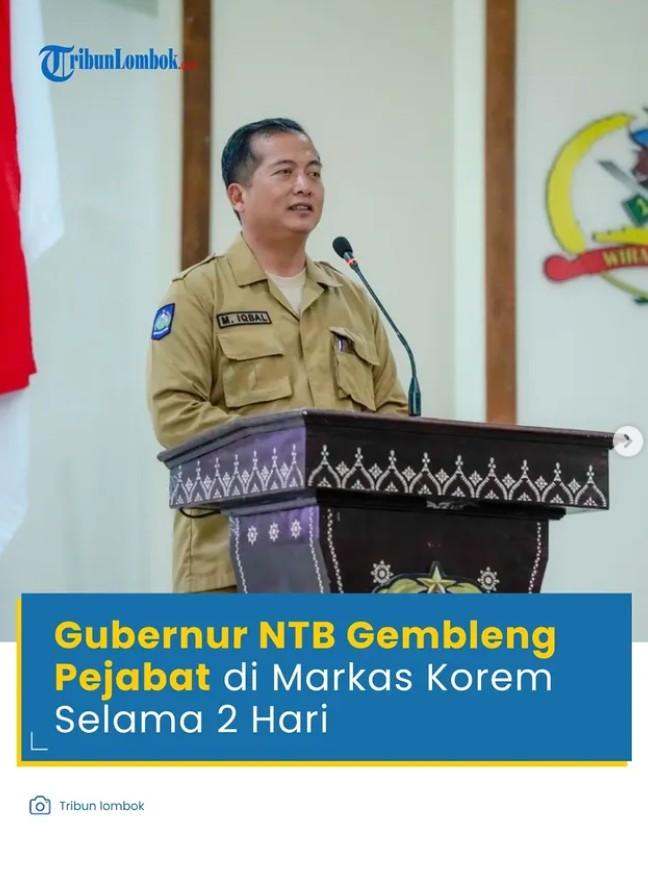 Gubernur NTB gembleng pejabat di markas TNI