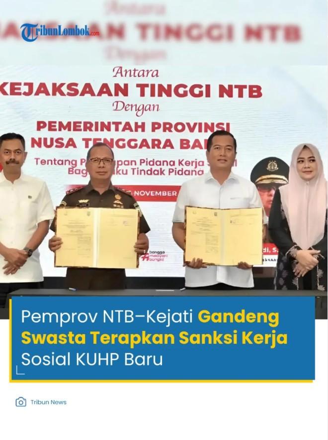 Pemprov dan Kejaksaan Tinggi NTB teken kerja sama 