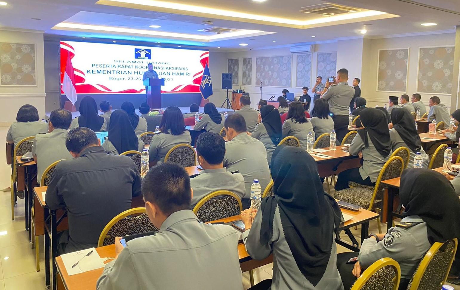 Kemenkumham Gelar Rapat Koordinasi Kearsipan Guna Digitalisasi Arsip Pemerintahan