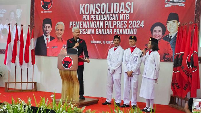 Ganjar Pranowo Ungkap Strategi Pemenangan Pilpres 2024 di NTB