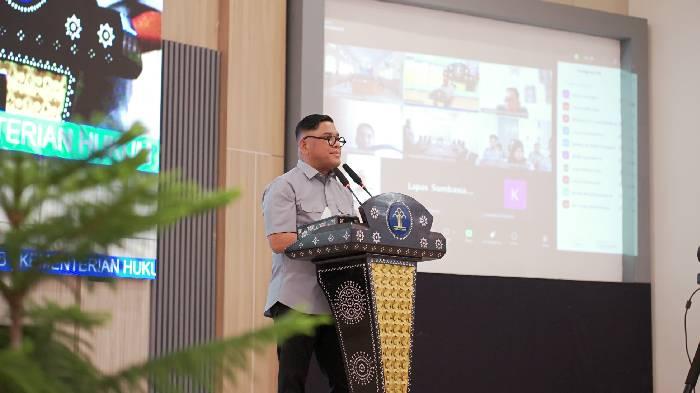 Kanwil Kemenkumham NTB Gelar Pelepasan Kakanwil Parlindungan dan Kadiv Administrasi