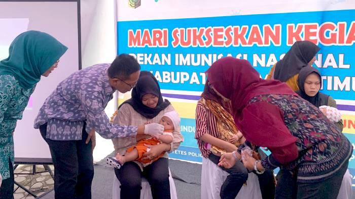 Pj Bupati Lombok Timur Buka PIN Polio 2024, Imunisasi Serentak dengan Sasaran 201.630 Anak