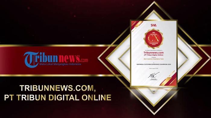 Tribunnews.com Raih Penghargaan di Ajang Indonesia Customer Experience Champions 2022