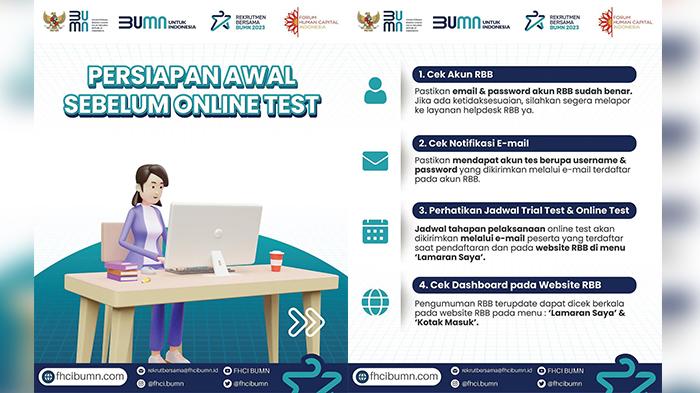 Link Tes Online Rekrutmen Bersama BUMN 2023, Buka Dashboard rekrutmenbersama.fhcibumn.id
