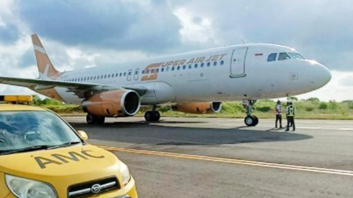 Pesawat Super Air Jet yang Ditumpangi Gubernur NTB Batal Take Off di Bandara Lombok