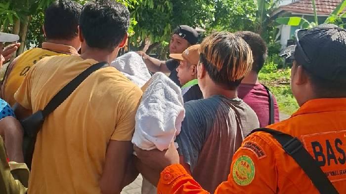 Remaja 13 Tahun Hanyut di Sungai Kuripan Lombok Barat Ditemukan Meninggal Dunia