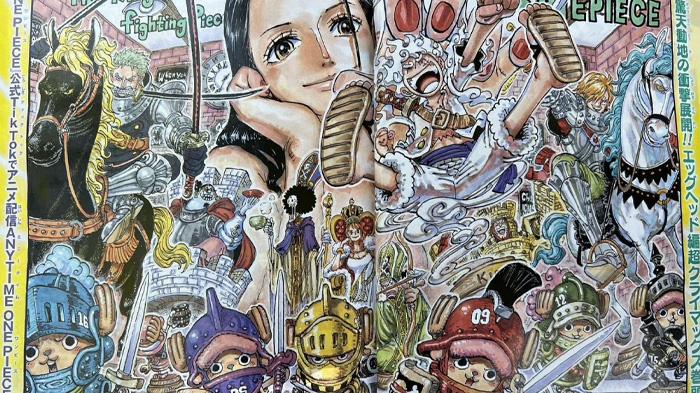 Link dan Spoiler Manga One Piece Chapter 1127 Sub Indo: Topi Jerami Bertarung Lawan Makhluk Raksasa