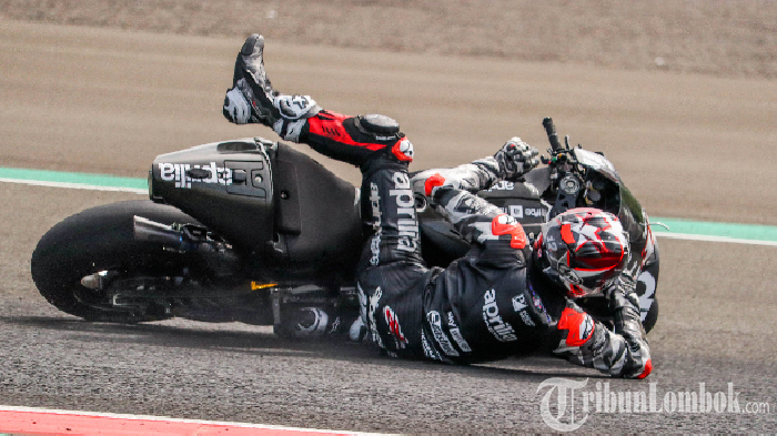 Aleix Espargaro Soroti Kondisi Sirkuit Mandalika, Sebutkan Hal yang Mengganggu di Tes Pramusim