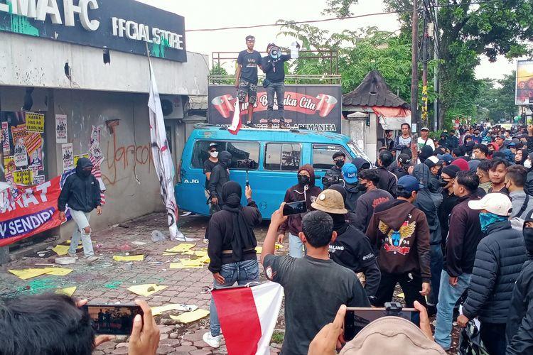 Pasca Kericuhan di Kantor Arema FC, Sejumlah Orang Ditahan dan Terancam Penjara hingga 10 Tahun