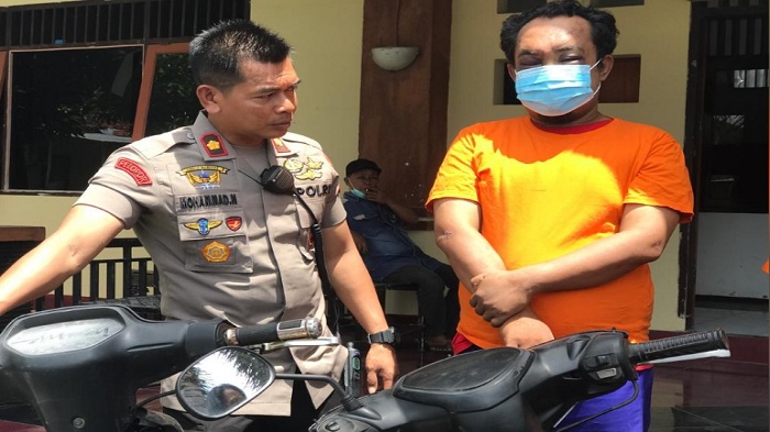 Ngaku Jadi Buser, Pria Asal Jember Ini Menjual Motor Curian Ke Pemiliknya Sendiri di Lombok Tengah