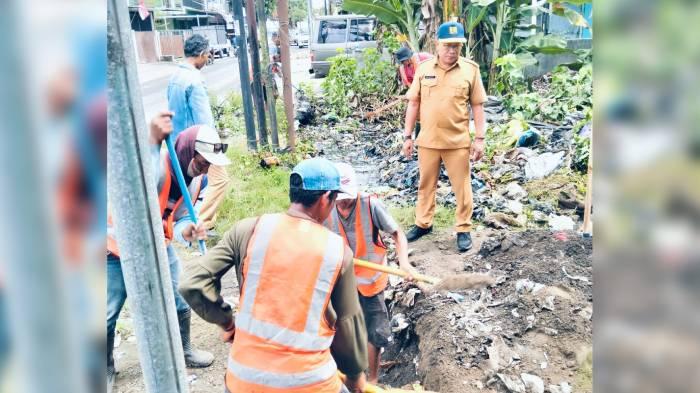 Diprotes Warga, Saluran di Sepanjang Jalan Kediri-Kuripan Dinormalisasi