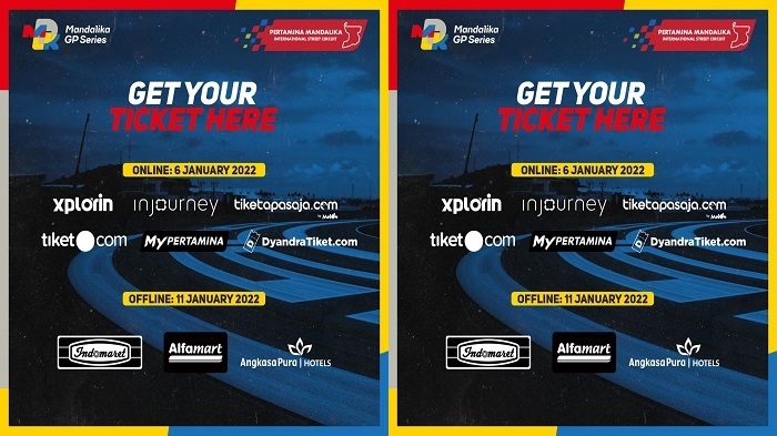 Tiket MotoGP Mandalika Dijual Mulai 6 Januari 2022, Ini 10 Tempat Membelinya