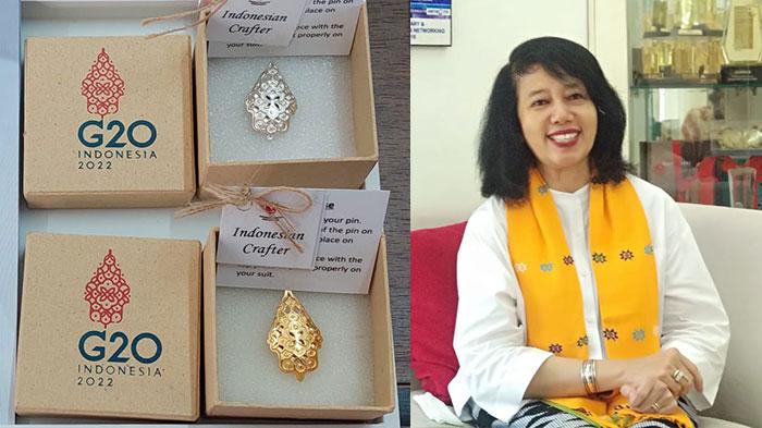 Pin G20 Indonesia 2022 Ternyata Produk UMKM NTB, Tersemat di Dada Para Pemimpin Dunia