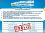 Peringati Hari Pelanggan Nasional, PTAM Giri Menang Gratiskan Denda Sambung Kembali