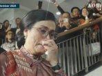 Sri Mulyani Meneteskan Air Mata Saat Tinggalkan Kemenkeu