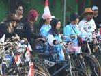 Potensi Wisata Desa di KLU Diperkenalkan Melalui Gowes