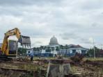 Proyek Alun-Alun Lombok Barat Dimulai: Ratusan Pohon Ditebang, Pemkab Janji Ganti dengan Tabebuya
