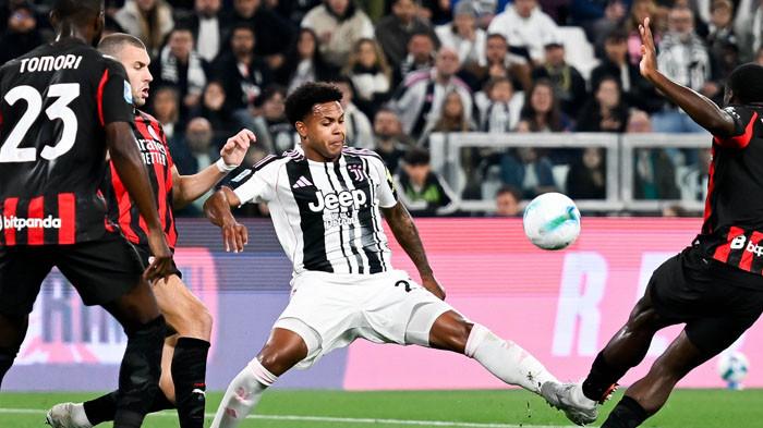 IMBANG - AC Milan harus puas berbagi angka dengan Juventus pada pertandingan giornatta keenam Liga Italia 2025-2026. Kedua tim mengakhiri pertandingan dengan skor 0-0 pada Senin (6/10/2025) dini hari WIB.