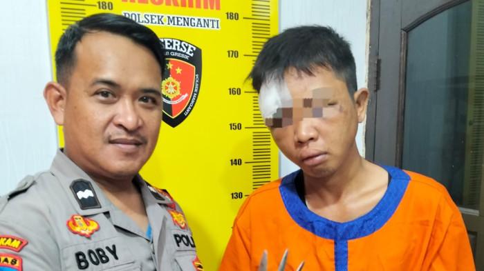Maling Asal Bangkalan Bikin Onar di Gresik, Pelaku Sempat Ganti Baju saat Kabur Ditangkap Polisi