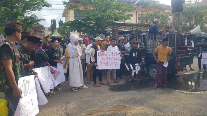 Pemuda Timur Daya Sumenep Kembali Unjuk Rasa, Kali Ini Geruduk Kantor Dinkes dan Kantor Bupati
