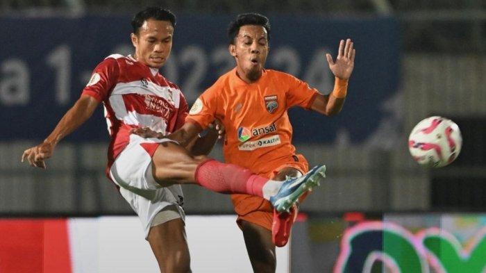 Skor Babak Pertama Madura United Vs Borneo FC: Laga Berjalan Alot, Kedua Tim Buntu