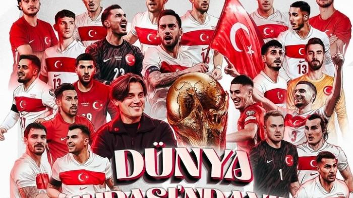 Turki Umumkan Skuad Resmi Piala Dunia 2026, Generasi Emas Siap Akhiri Penantian 24 Tahun