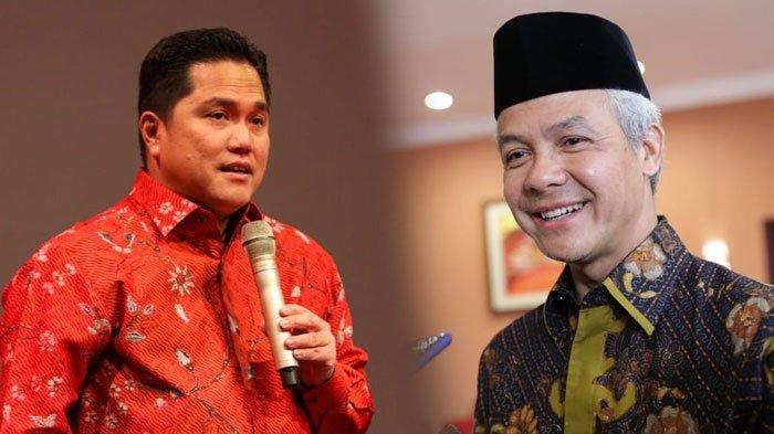 Relawan Jokowi Dukung Ganjar Pranowo di Pilpres 2024, Berharap Bisa Berpasangan dengan Erick Thohir