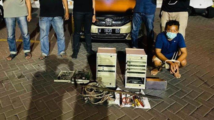 Demi Bayar Utang, Warga Sampang Madura Pinjam Mobil Honda Mobilio dan Nekat Curi Kabel Kotak Panel
