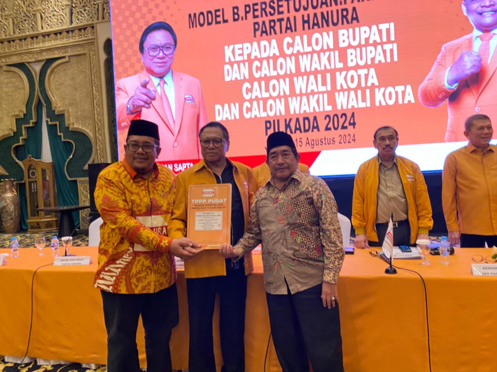 Achmad Fauzi-Imam Hasyim Resmi Dapat Rekom DPP Partai Hanura di Pilkada Sumenep 2024