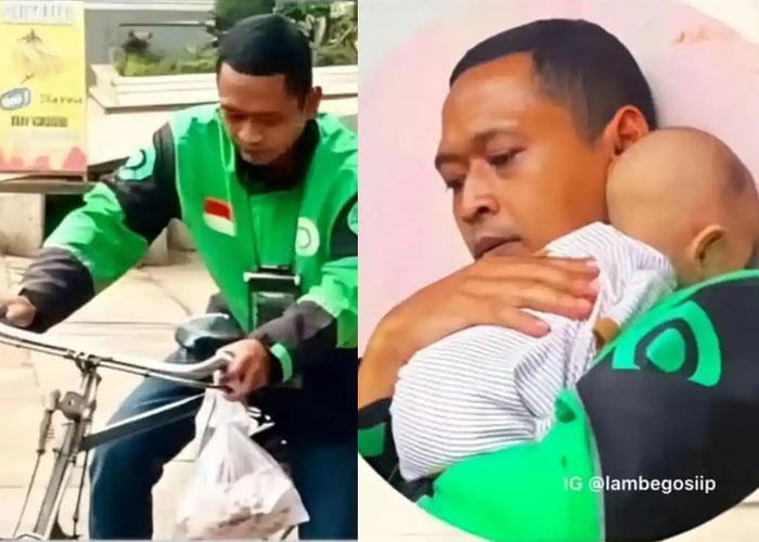 Driver-ojol-mengurus-bayinya-dan-terpaksa-memakai-sepeda-ontel-untuk-antar-makanan.jpg