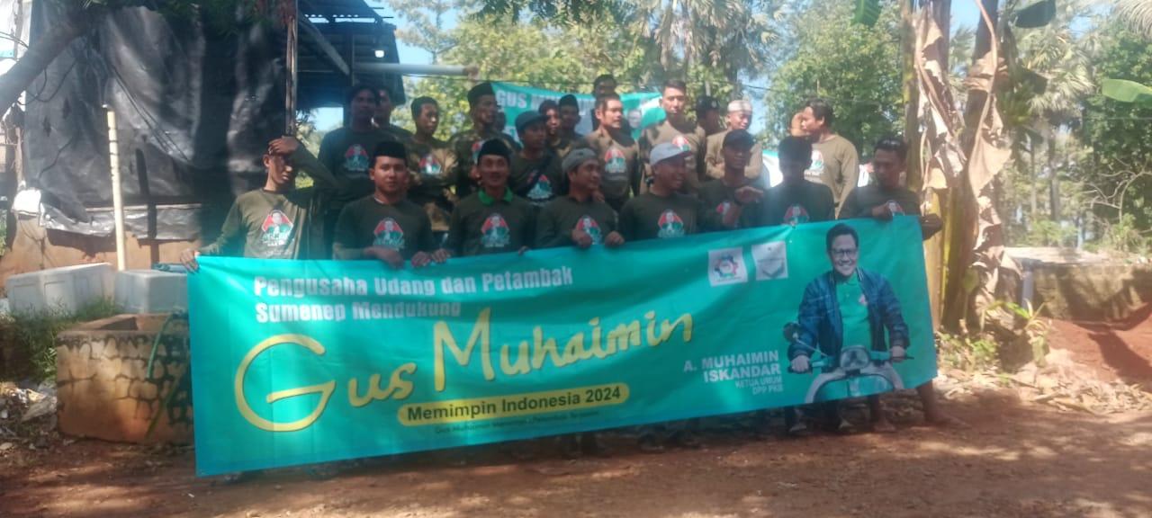 Gus Muhaimin Iskandar Dapat Dukungan Petambak se- Sumenep Untuk Maju di Pilpres 2024