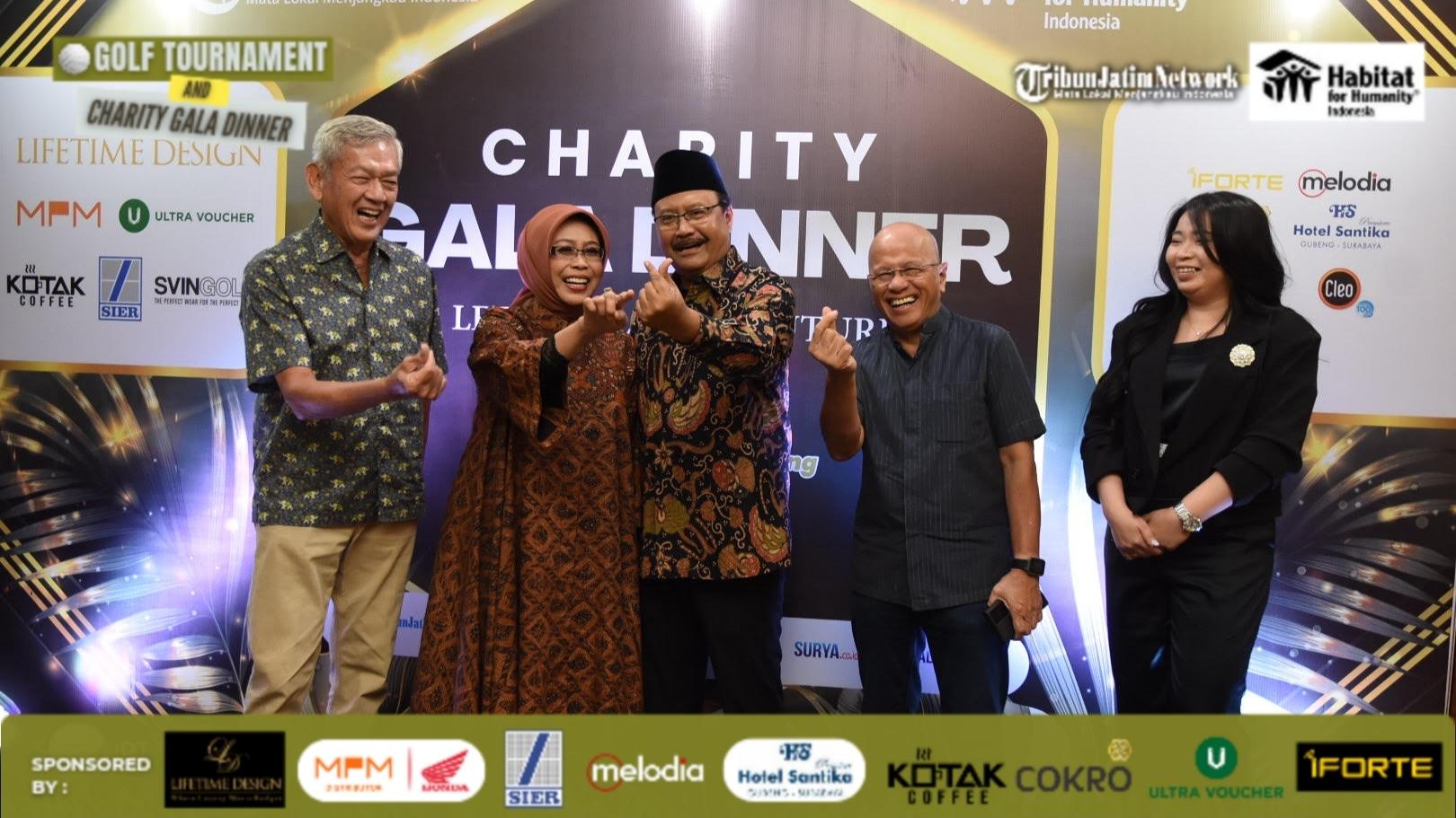 TribunJatim Network dan Habitat for Humanity Indonesia Gelar Charity Gala Dinner dan Golf Tournament