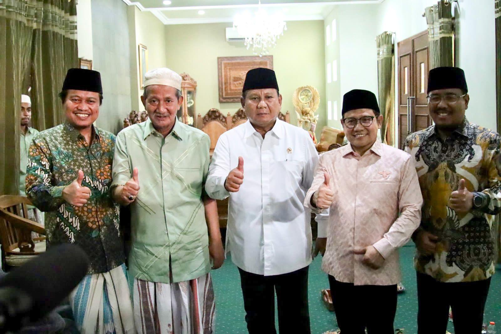 Prabowo dan Muhaimin Iskandar Bertemu di Kediaman Gus Ali Sidoarjo Selama 45 Menit, Sinyal Pilpres?